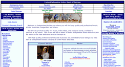 Desktop Screenshot of independent-artists.com